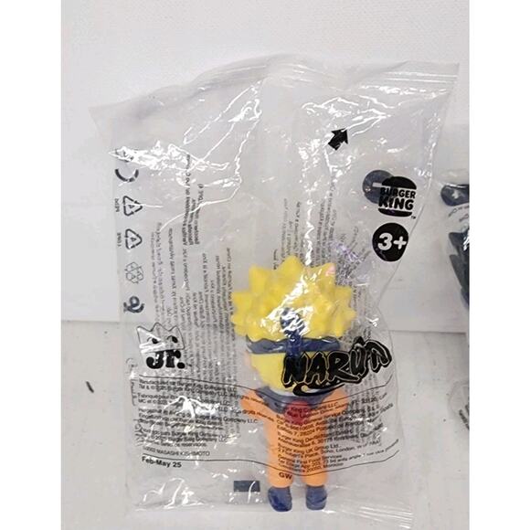 Burger King Naruto Fast Food Premium Toys Lot Of 2 Sasuke Uchiha Naruto - Picture 6 of 8